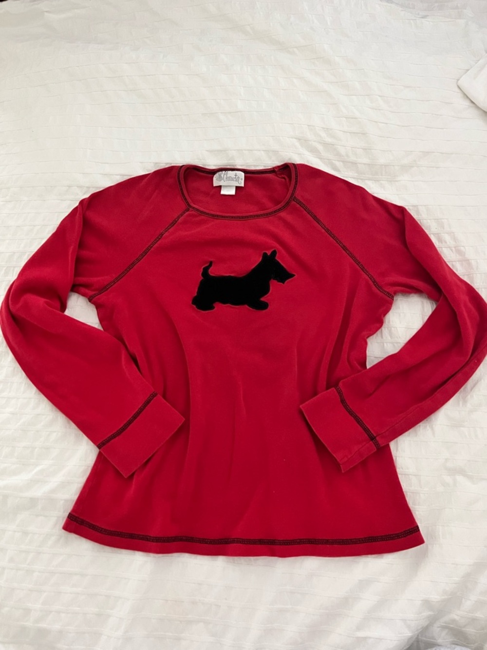 90s Charter Club Scottie Dog Graphic Tee
